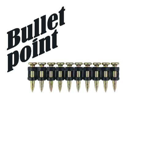 Усиленные дюбель-гвозди EG Bullet-Point 19 по бетону, металлу тип CN (1000 шт.)