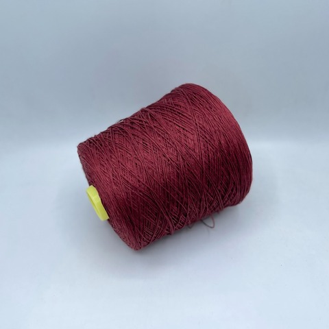 Бобинная пряжа (пр.Италия), art-Frescolino , 500м/100гр. 100% Лен цвет-Вишня, арт.30022