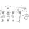 Ideal Standard Ceraplan BD243AA Смеситель для раковины под 3 отверстия, с металлическим донным клапаном