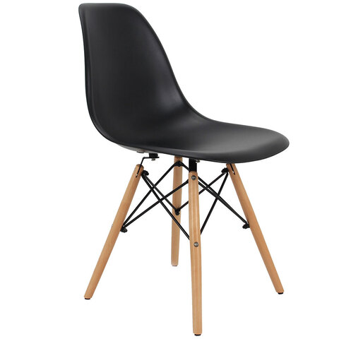 Фото: Стул Eames чёрный - основной вид