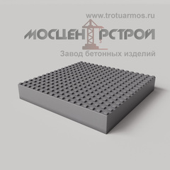 Тактильная Плитка 500х500х80 Квадратный Риф