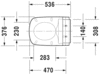 Duravit SensoWash Starck 610200000000000 Сиденье для унитаза с крышкой, ширина, мм-376, глубина, мм-519, без декора, цвет-белый