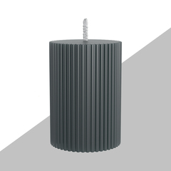 Декоративная свеча 7х10см SCANDYLAB Empire Grey SL-ES03