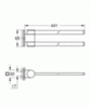 GROHE Selection 41219KF0 Держатель для полотенца, поворотный, фантомный чёрный