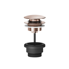 Gessi 316 54599#708 Донный клапан нажимной “Stop&Go”, для раковин без перелива, цвет Copper Brushed PVD фото