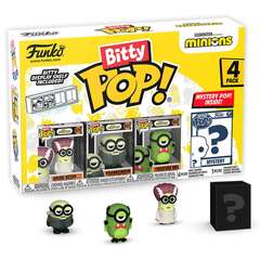 Funko Bitty POP! Minions Bride Kevin+Frankenbob+Creature Mel+Mystery (1 of 4) 4PK