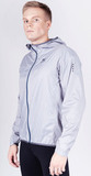 Элитная беговая ветровка с капюшоном Nordski Pro Light Grey мужская