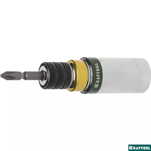 KRAFTOOL 17/21 мм, 2 шт, с фиксатором, бита с торцовой головкой (26399-H2)