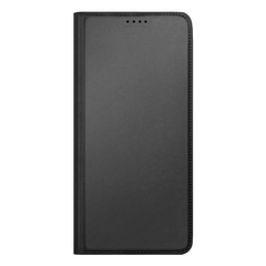 Чехол книжка из кожи черного цвета для Samsung Galaxy A53 5G, серия Skin Pro Series от Dux Ducis