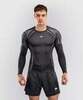 Рашгард Venum Stealth Black/White L/S