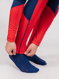 Детский раздельный гоночный комбинезон NordSki Jr.Base Dark Blue/Red