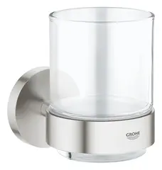 Стакан с держателем GROHE Essentials, суперсталь (40447DC1)