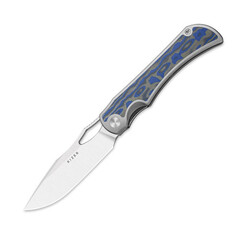 Фото Складной нож Kizer Allure, сталь S45VN, рукоять титан/микарта, синий
