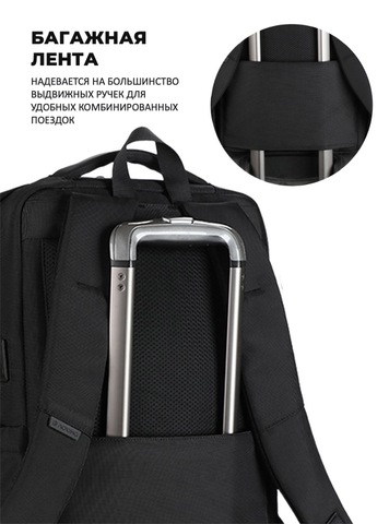 Картинка рюкзак городской Aoking SN2117 Black - 6