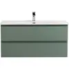 BelBagno KRAFT-1000-2C-SO-VO База под раковину подвесная с фрезерованными ручками по всей длине фасада с двумя выкатн. ящ., Еловый Мат., 1000x455x500