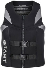 Водный страховочный жилет Skully Sbart V5005 black-grey неопреновый