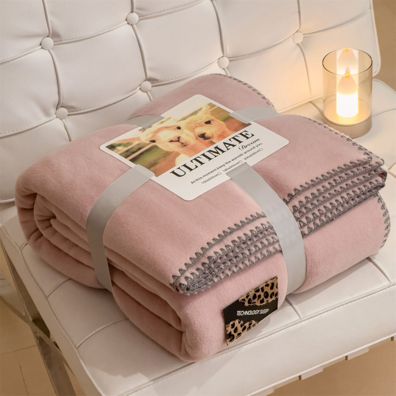 ZEPHYR HOME Плед  200х230 Розовый