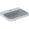 Geberit VariForm 500.742.01.2 Раковина встраиваемая в столешницу прямоугольной формы, 55х45 см, с отв. под смеситель, без отв. перелива