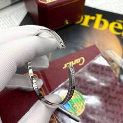 16237- Браслет LOVE small model pave lux качество white/rose/yellow VGOLD