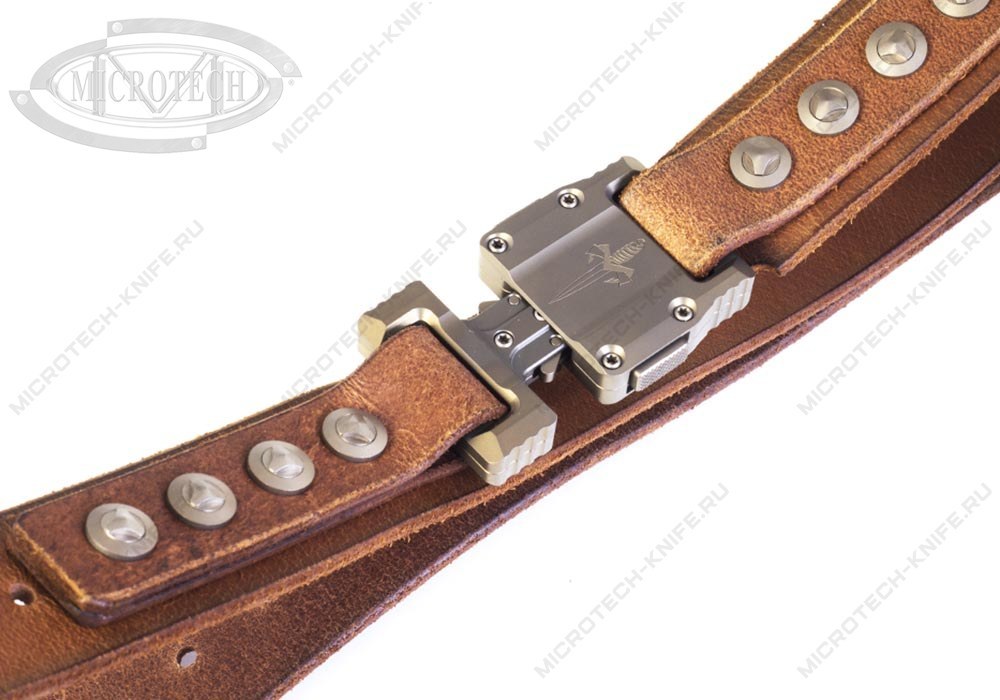 Ремень Marfione APIS Brown Buffalo Titanium Bronzed