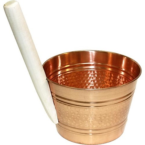 Шайка медная 4 л NIKKARIEN - 3