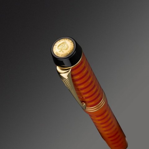Ручка перьевая Parker Duofold 100th Anniversary LE, Red GT, F (2123551)