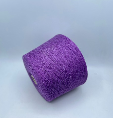 Бобинная пряжа (пр.Италия),art-Scozia 1500м/100гр,100%Шерсть, цвет- Аметист меланж , арт.28303