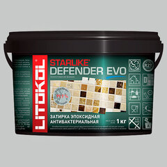 Затирка швов эпоксидная Litokol Starlike Defender EVO S.105 BIANCO TITANIO, 1 кг