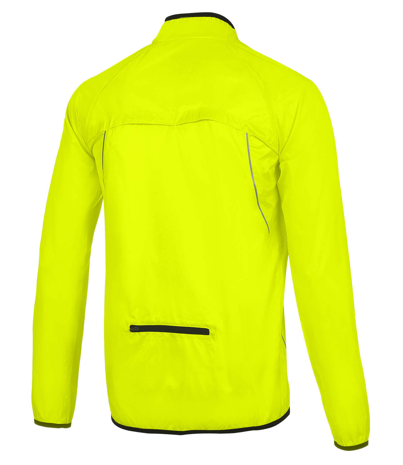 Mizuno Authentic Rain Jacket мужская куртка для бега желтая - 2