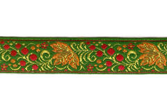 Тесьма жаккард, с1852, рис.9443, ш. 2,2 см