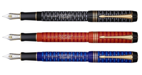 Ручка перьевая Parker Duofold 100th Anniversary LE, Red GT, F (2123551)