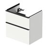 Duravit D-Neo DE435401818 Тумбочка подвесная, 634x452хh625 мм, 2 ящика, цвет: Белый матовый (для раковины 236765)