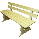 Лавка со спинкой 1500*400*440 (широкая) - 1