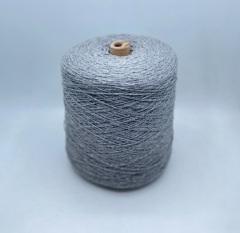 Filatix (пр.Италия).art-Caramello 300м/100гр, 80% меринос, 15% полиамид, 5%Люрекс, цвет-Серый меланж+серебро, арт.30644