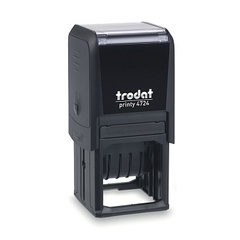 Trodat 4724 P2F почтовый датер автоматический, черная подушка