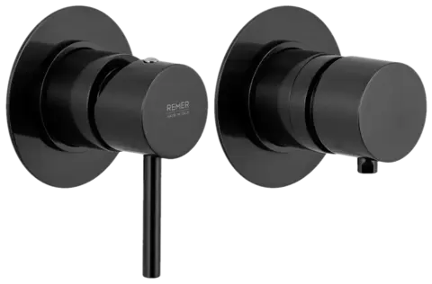 Remer X Style X96D3CFP Смеситель для душа, цвет: черный хром брашированный