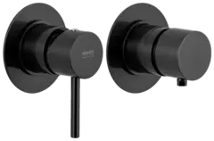 Remer X Style X96D3CFP Смеситель для душа, цвет: черный хром брашированный фото