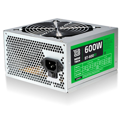 Блок питания ATX BaseTech R1, 600W, Bulk, 1x4+4pin, 1x6+2PIN, 4xSATA, 2xMOLEX (BT-600R1)