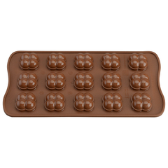 Форма силиконовая для приготовления конфет choco game, 11х24 см