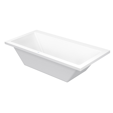 Duravit Vero 700136000000000 Ванна 1900х900 мм, акриловая, прямоугольная встраиваемая или с панелями, с 2 наклонами для спины ,цвет белый