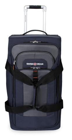 Сумка на колёсах SWISSGEAR Sport Line, 55 л., 61x36x30 см., цвет синий/серый (6166344267)