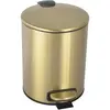 Boheme Uno 10426-MG Ведро с педалью, цвет: золотой матовый