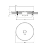 Gessi 316 54601#299 Раковина накладная 40 см, black XL