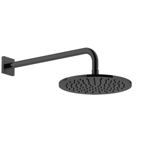 Gessi Rilievo 59148#299 Верхний душ с кронштейном, черный
