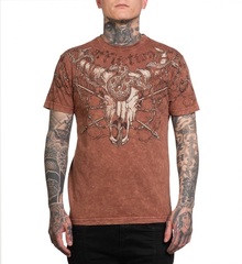 Футболка двусторонняя Affliction AC SLOW BURN