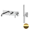 Remer MC53D2WBBG Смеситель для ванны Remer Metrica MC53D2WBBG, золото брашированное