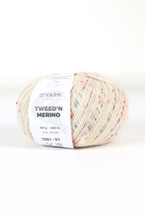 Пряжа TWEED’N MERINO с цветными крапинками, 500г