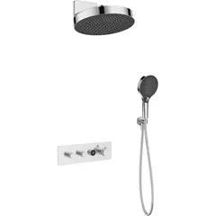 Cezares RAIN2-SET-T-01 Душевой набор с термостатическим смесителем, хром фото