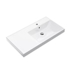 Kerama Marazzi Cubo CU.wb.90Rh Раковина 90х48.5х18см., подвесная, мебельная, правая, 1 отв., с переливом, цвет: белый глянцевый