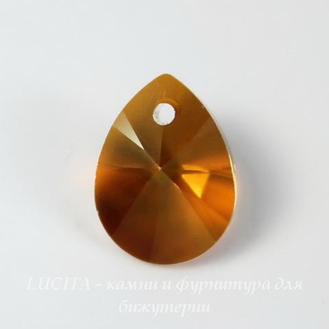 6128 Подвеска Сваровски Капля Crystal Copper (12 мм) ()